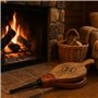 Space Home - Soufflet Cheminée - Serviteur Poele a Bois - Serviteur Cheminée - Ustensiles Cheminee Bois - Set Cheminee - Souffle
