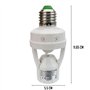 PS-TECH Douille avec détecteur de mouvement PIR Ampoules avec culot E27 pour une utilisation en intérieur avec réglage du temps 