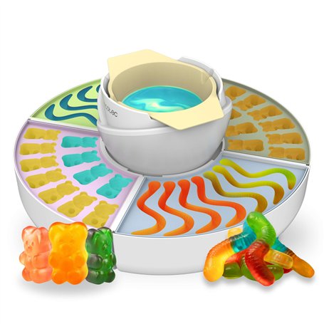 Cecotec Appareil à fondue Fun&Sugar Gummy. Machine pour faire des friandises et fondue au chocolat 2 en 1.