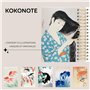 Kokonote - Agenda Journalier 2025 2026 Japanese Art | Agenda Scolaire 2024 2025 Lycée, Professionnel, Étudiant, Planner