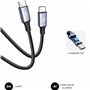 Câble USB-C vers USB-C Subblim SUBCAB-C10002 2 m Noir
