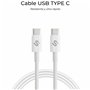 Câble USB-C vers USB-C Subblim SUBCAB-C10011 2 m Blanc