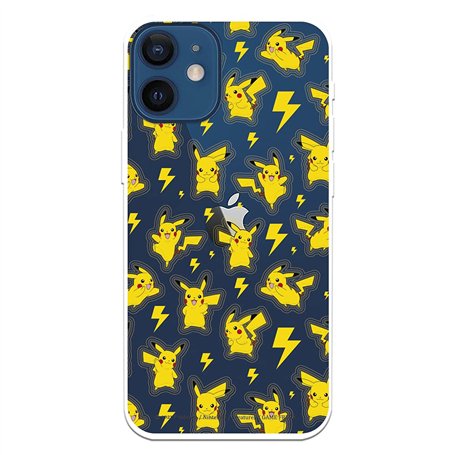 Coque pour iPhone 12 Mini officielle Disney Motif Pikachu - Pokémon Choisissez le design que vous aimez le plus pour votre iPhon
