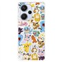Coque compatible avec Xiaomi Redmi Note 13 Pro Plus 5G - Motif Pokémon - Coque en silicone souple transparente sous licence offi