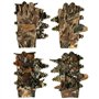 GUGULUZA Gants De Camouflage Chasse, 3D Feuille Ghillie Gants de Camouflage