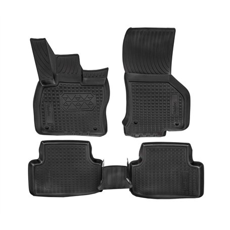 J&J AUTOMOTIVE | Tapis De Sol en Caoutchouc TPE Toutes Saisones pour Octavia 3 2013-2019 4 Depuis 2019 Système de Fixation Bord