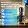 Silvergear® Extracteur de Jus | pour presse-fruits et légumes | centrifugeuse Moteur puissant à 60 tours/minute | Juicer 250 W |