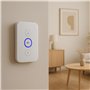 CALEX Sonnette Vidéo avec Caméra, Sonnette Intelligente 2K Câblée avec Carillon, Détection de Mouvement & Fonction Interphone, S