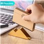 2 Pièces Porte-Cartes de Visite en Acier Inoxydable Présentoir Carte de Visite en Métallique Support de Carte de Visite Support