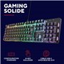 Trust Gaming GXT 871 Zora Clavier Mécanique AZERTY avec Éclairage RGB, Commutateurs Huano Linéaires, Anti-Ghosting N-Key Rollove