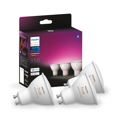 Philips Hue White and Color Ambiance Ampoule LED connectée Pack de 3