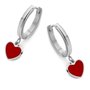 Boucles d´oreilles Femme CO88 Collection 8CE-70102 Argenté Rouge