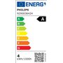 Philips ampoule LED Ultra Efficient Classe A, 60W, format Edison, culot E27, blanc chaud 2700K