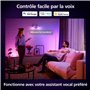 Philips Hue White and Color Ambiance Ampoule LED connectée Pack de 5, culot GU10, 400 lumens, Compatible Bluetooth. Fonctionne a