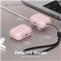 elago Coque en Silicone Compatible avec Apple AirPods Pro 2ème Génération Étui, Etui Housse de Protection, LED Frontale Visible,