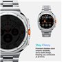 Spigen Modern Fit 316L Bracelets de Remplacement Compatible avec Samsung Galaxy Watch Ultra 47mm (2024) - Argent