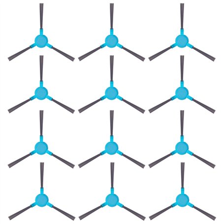MIRTUX Kit de 12 brosses latérales pour Conga 3090