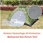 Tente, Tente légère imperméable pour Une Personne avec Protection UV de en Polyester avec Sac de Rangement pour la randonnée en