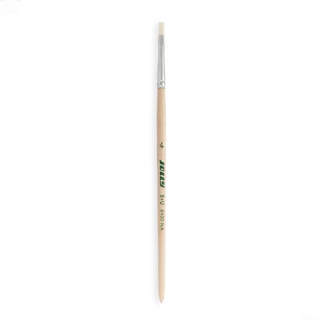 houxin Jolly - Lot de 12 pinceaux à Poils n° 4 - Boîte en Carton - Idéal pour l'aquarelle