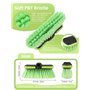 Jisejima Brosse Lavage Voiture PBT 60 "151cm Extensible Poignée Longue Brosse à Récurer de Détail de Poils Doux pour Voiture RV 