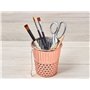 Hemline Organisateur dé à coudre - Or rose - Porte-stylos et crayons