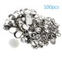 100 Pcs Badges Personnalisés, Jeux de Badges Méta Lliques Broche de Bouton D'insigne Kit de Broche de Bricolage Vierge Médaille 