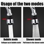 2 Modes Réglable Douche Tête Filtre Pulvérisateur