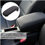 MangWany Couvercle d'accoudoir de console centrale pour A3 8P 03-13 8P0864245P Noir Tissu