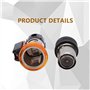 KASturbo Prise allume-cigare 12 V pour Bravo Brava Grande Punto Doblo 500 Ypsilon II 759155 735467047