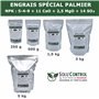 Engrais Spécial Palmier 250 g - SoluControl - Formulation haute qualité Organo-Minerale - Idéal après attaque du charancon rouge