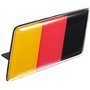 MOMOALA Jennifer Aluminium Allemand Allemagne Drapeau Badge Grille Emblème Autocollant De Voiture Décalque Décoration Universell