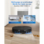ECOVACS T50 Omni Aspirateur Robot avec Station, Puissance 15000Pa amélioré par T30 Pro Omni, Brosse latérale et serpillière Exte