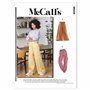 McCalls M8206A5 Patron de couture Pantalon pour femme Multicolore A5