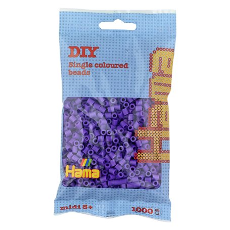 Hama - 207-07 - Loisirs Créatifs - Perles et Bijoux - Sachet 1000 Perles - Violet