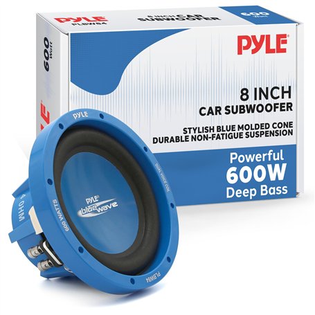 Pyle PL-BW84 Passive subwoofer Bleu subwoofer/Caisson de Basses - Subwoofers/caissons de Basses (Caisson de Basse Passif
