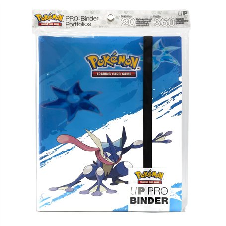 Ultra PRO - Greninja 9 poches Pro - Classeur pour Pokémon - Organiseur de cartes de jeu à collectionner - Rangement d'accessoire