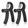peinat 2 Pièces Muscleurs de Main Pince à Main Hand Grip avec Plage de Résistance Réglable 5-60 Kg pour La Récupération des Pati