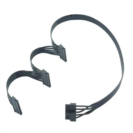 Gintai Bloc d'alimentation modulaire SATA câble de rechange pour Coolermaster V1200 V750 V650 5 broches vers 3