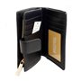 Michael Kors Portefeuille Jet Set de voyage à deux volets pour femme avec fermeture éclair Noir, Noir , 2 volets
