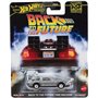 Hot Wheels Retour à l'avenir modèle DieCast Auto DELOREAN DMC BACK TO THE FUTURE - échelle 1/64 longueur 7 cm Pop Culture JBL65
