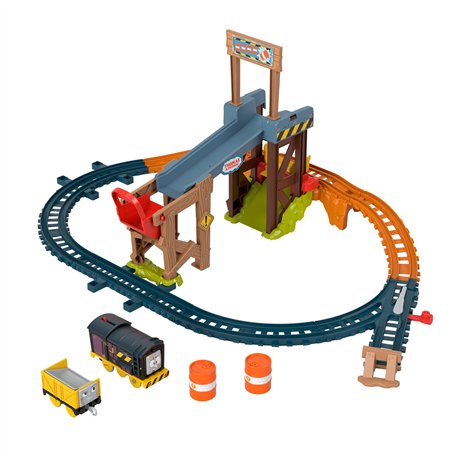 Fisher-Price Coffret de Construction Diesel Thomas et ses Amis avec circuit