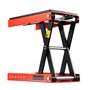 VEVOR Cric de Moto à Ciseaux Capacité de 544 kg, Pont Élévateur avec Large Plateau, Lève-Moto Hauteur de Levage 10,5-38 cm, en A