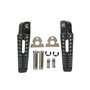 TCMT Noir Piquets de pied arrière pour moto Footpeg Repose-pieds support Ensemble pour Suzuki V-Strom GSXR 750 2006-2014