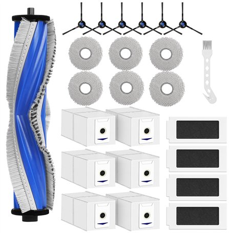 Kit d'accessoires Compatibles avec Ecovacs Deebot T30 Pro Omni / T30 Omni Aspirateurs