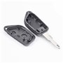 Jongo® Coque Clé Plip + Lame Compatible avec Peugeot 306 | Boitier Télécommande 2 Boutons sans Électronique | Remplacement Clé A