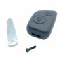 Jongo® Coque Clé Plip + Lame Compatible avec Peugeot 306 | Boitier Télécommande 2 Boutons sans Électronique | Remplacement Clé A