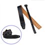 rayzm sangle de guitare et basse en doublure daim, ceinture de qualité en cuir véritable pour guitare acoustique/électrique ou b