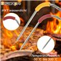 Bowarepro Lot de 4 sondes de rechange pour barbecue Weber Igrill 2 Igrill Mini Igrill 3 - Kit de rechange pour barbecue à viande