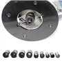 Bestgle Jeu de 9PCS Routeur Bits Collet Adaptateurs Pince de Serrage Mandrin Convertisseur Adaptateur Pour Outil de Machine de G