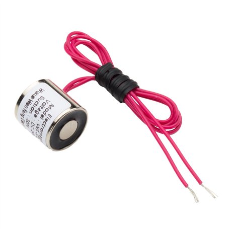 sourcing map Électrique Électroaimant Solénoïde ML(No magnétique ON; magnétique OFF)24V DC 10N